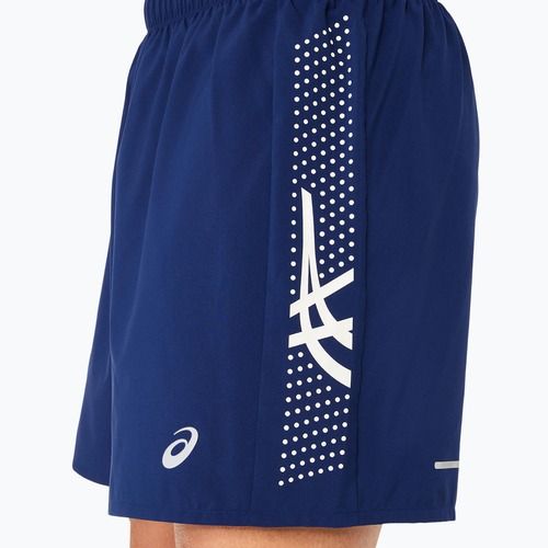 Spodenki do biegania męskie ASICS Icon performance blue expanse/birch
