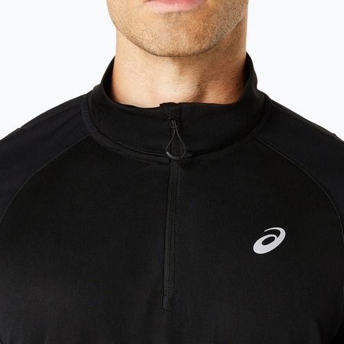 Lonsleeve do biegania męski ASICS Road Lite-Show 1/2 Zip performance black