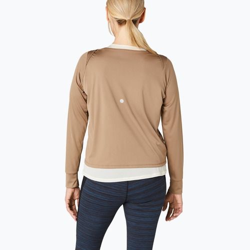 Longsleeve + koszulka do biegania damska ASICS Nagino Run pepper/oatmeal