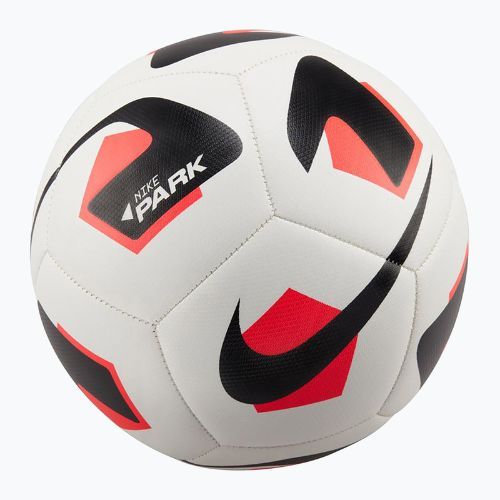 Piłka do piłki nożnej Nike Park Team 2.0 white/bright crimson/black rozmiar 3