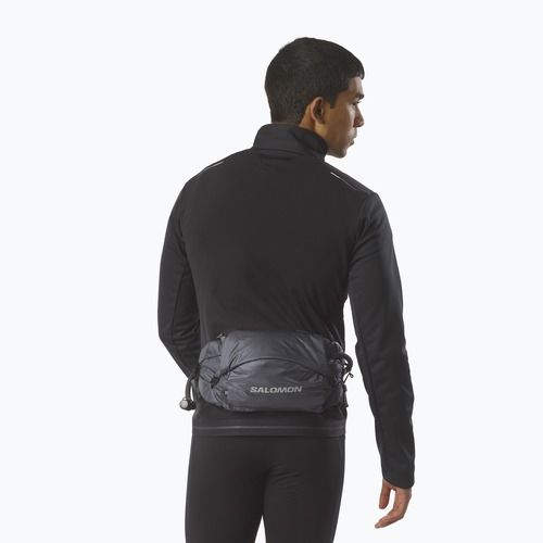 Pas do biegania Salomon Cross Season Waist + bukłak 1l ebony/black