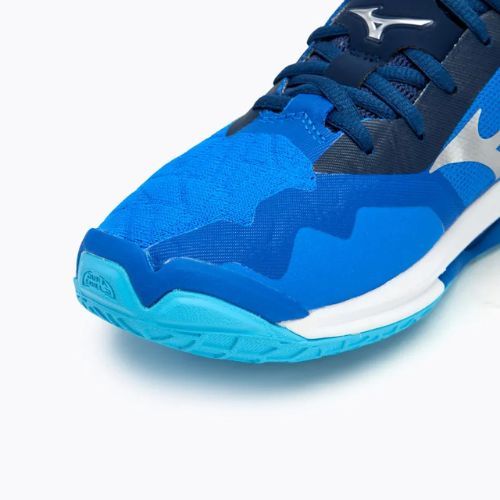 Buty do piłki ręcznej Mizuno Wave Stealth Neo 2 Mid mugen blue/white/estate blue