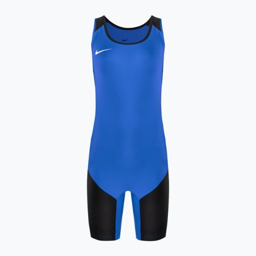Trykot zapaśniczy męski Nike Weightlifting Singlet royal/black