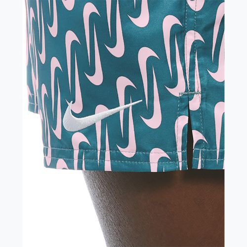 Szorty kąpielowe męskie Nike Swoosh Link 5" Volley dusty cactus