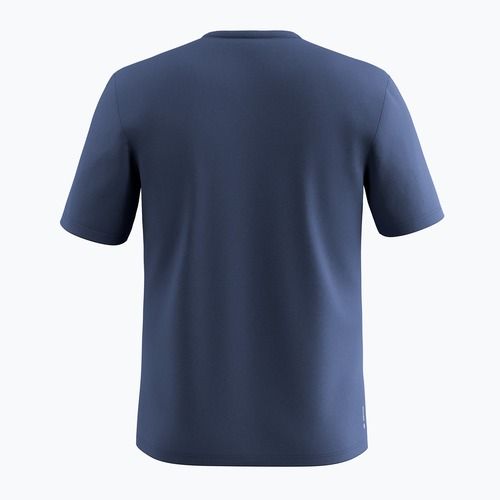 Koszulka męska Salewa Solidlogo Dry dark denim