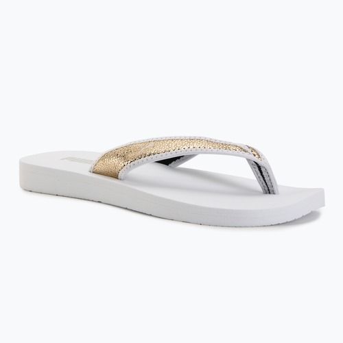 Japonki damskie PUMA Sandy Flip Metallic Shine puma white/puma gold