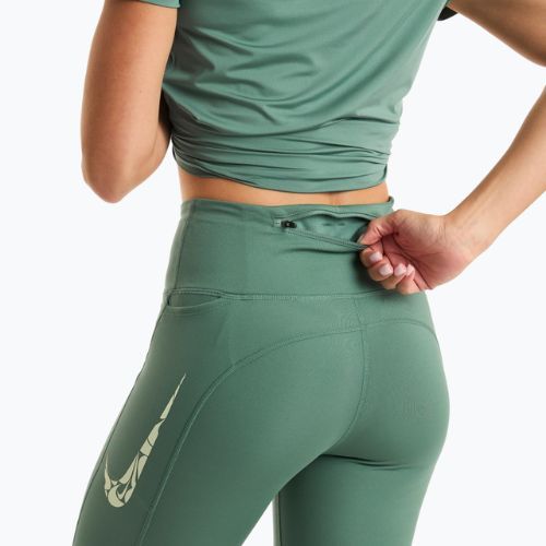 Legginsy do biegania damskie Nike Fast Mid Rise 7/8 bicoastal/vapor green