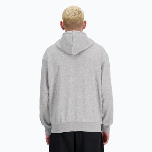 Bluza męska New Balance Stacked Logo French athletic grey