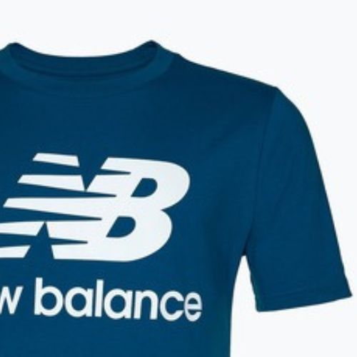 Koszulka męska New Balance Essentials Stacked Logo blue