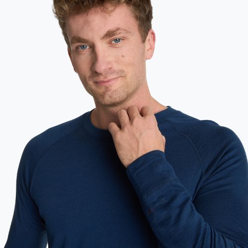 Komplet bielizny termoaktywnej męskiej WOOLCANO Merino 100% SET0540 granatowy