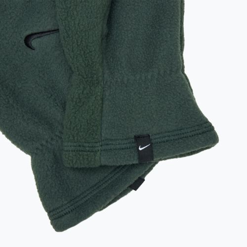 Rękawiczki do biegania damskie Nike One Therma-Fit Fleece vintage green/black