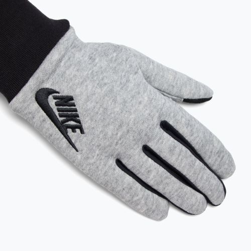 Rękawiczki do biegania męskie Nike Club Fleece 2.0 grey heather/black/black