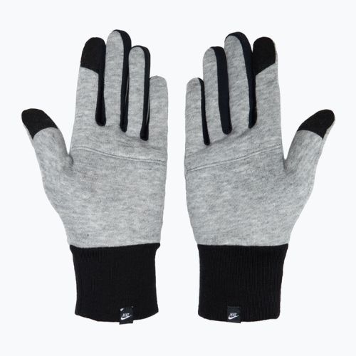 Rękawiczki do biegania damskie Nike Club Fleece grey heather/black/black