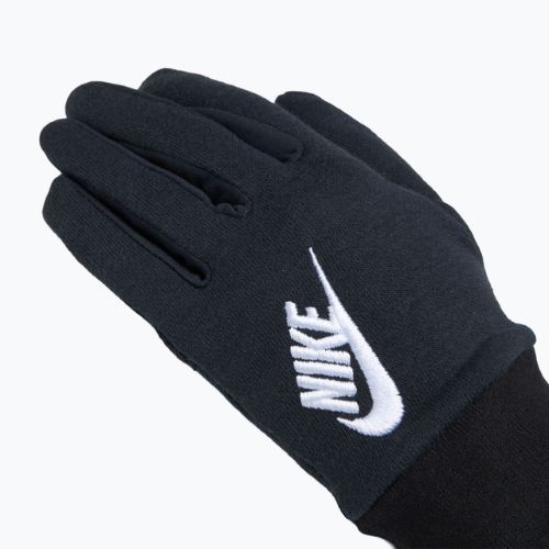Rękawiczki do biegania damskie Nike Club Fleece black/white