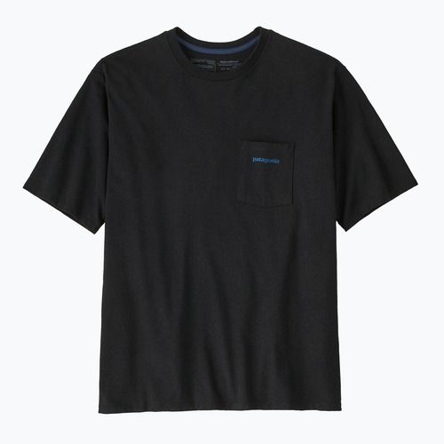 Koszulka męska Patagonia Boardshort Logo Pocket Responsibili ink black
