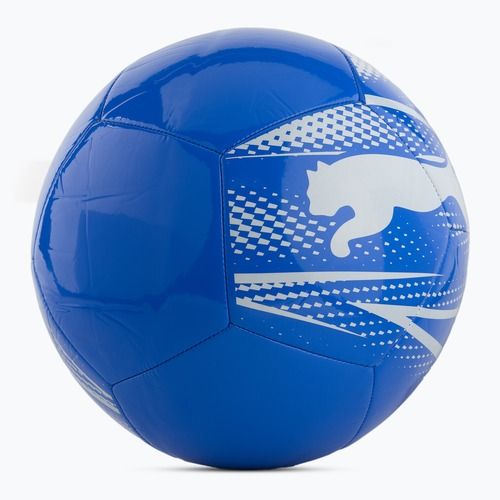 Piłka do piłki nożnej PUMA Attacanto Graphic puma white/bluemazing rozmiar 5