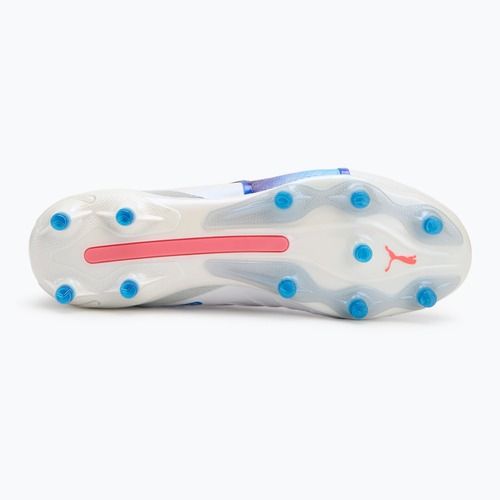 Buty piłkarskie PUMA King Ultimate FG/AG puma white/bluemazing/flat light grey/sunset glow