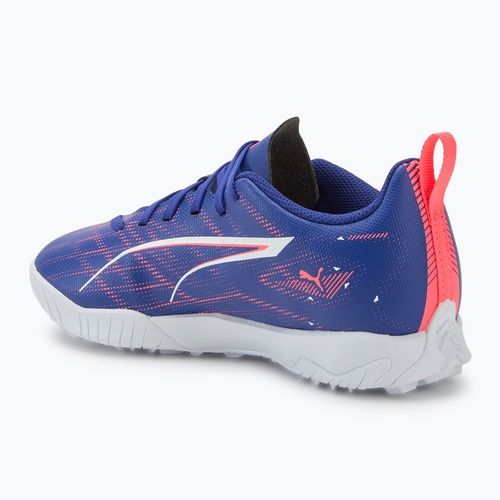 Buty piłkarskie dziecięce PUMA Ultra 5 Play TT Jr lapis lazuli/puma white/sunset glow