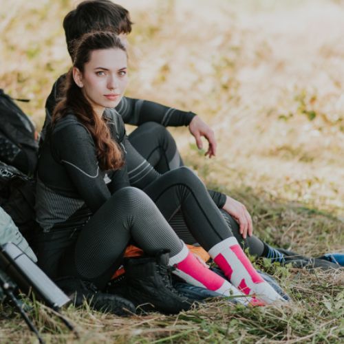 Skarpety damskie KADVA Royco W różowy