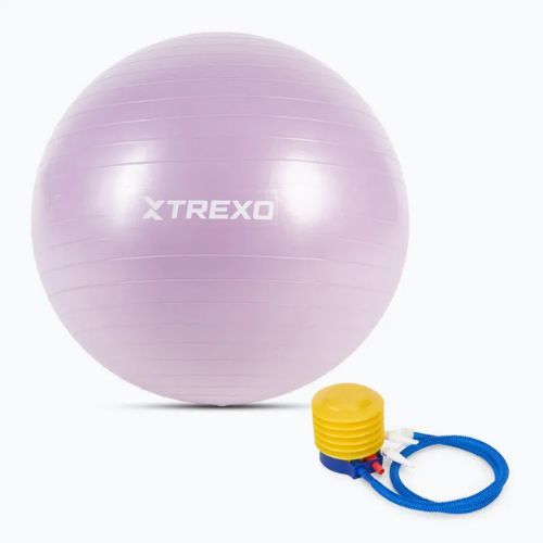 Piłka gimnastyczna XTREXO TXO-B4Z008-VT 65 cm fioletowy