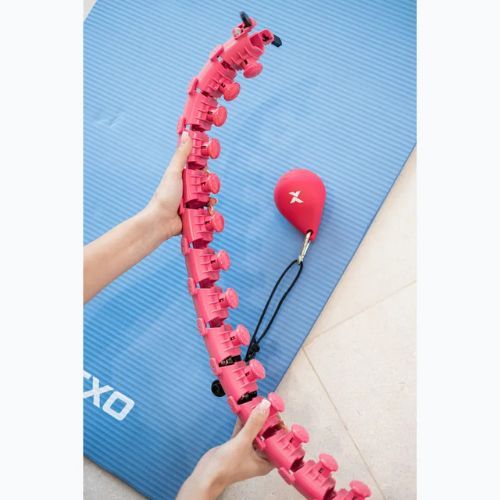 Hula hop z obciążeniem XTREXO TXO-B4Z036-PK różowy
