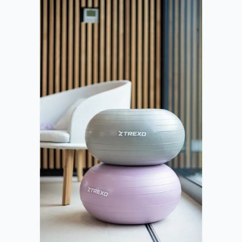 Piłka gimnastyczna XTREXO Donut TXO-B4Z073-GY 50 cm szary