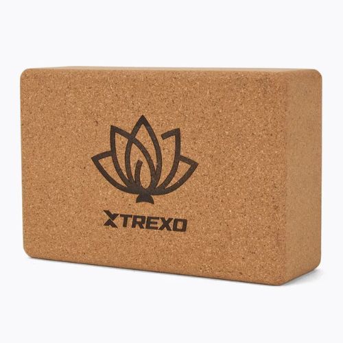 Kostka do jogi XTREXO korkowa TXO-B4Z077-NC naturalny