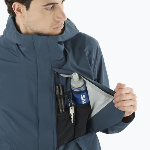 Kurtka przeciwdeszczowa męska Salomon Outerpath Pro midnight navy