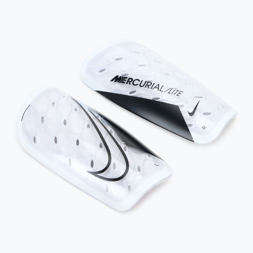 Ochraniacze piłkarskie na golenie Nike Mercurial Lite white/white/black