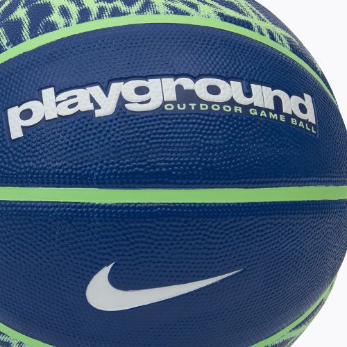 Piłka do koszykówki Nike Everyday Playground 8P Graphic Deflated deep royal blue/vapor green/white rozmiar 7
