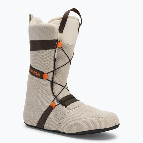 Buty snowboardowe męskie Salomon Launch Boa SJ Boa rainy day/birch/vibrant orange
