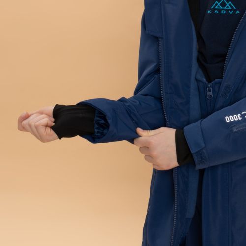 Kurtka narciarska dziecięca KADVA Skiro Jacket granatowy
