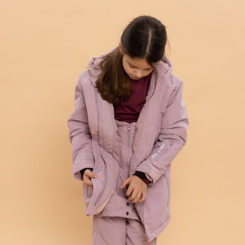 Kurtka narciarska dziecięca KADVA Skiro Jacket różowy