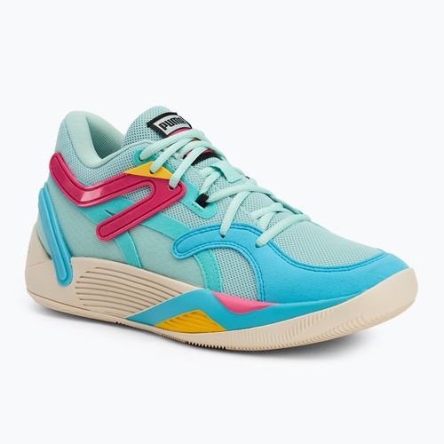 Buty męskie PUMA TRC Blaze Court eggshell blue/elektro pool
