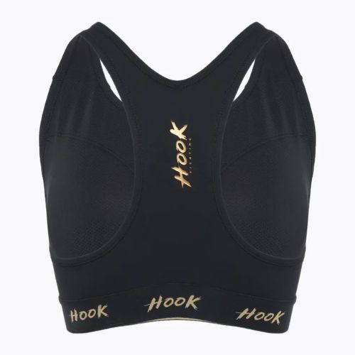 Stanik sportowy damski HOOK FIGHTING Base czarny