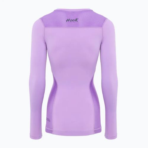 Koszulka treningowa longsleeve damska rashguard HOOK FIGHTING Base fioletowy