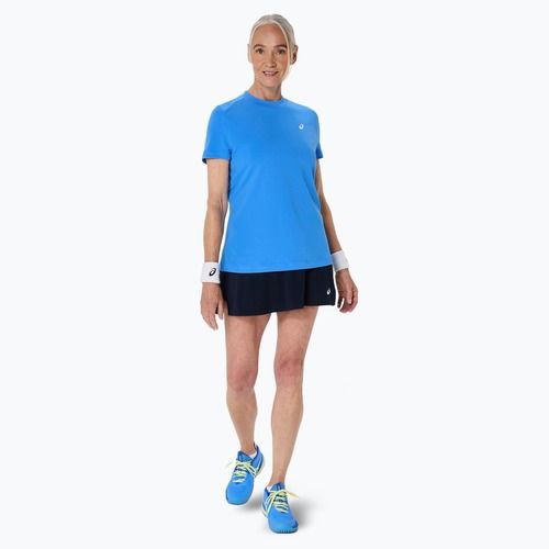 Koszulka tenisowa damska ASICS Court Top W blue coast