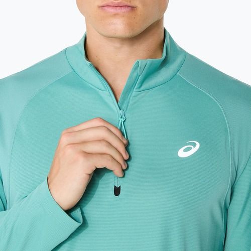 Lonsleeve do biegania męski ASICS Road Lite-Show 1/2 Zip light teal