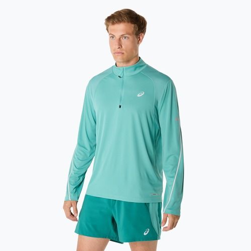 Lonsleeve do biegania męski ASICS Road Lite-Show 1/2 Zip light teal