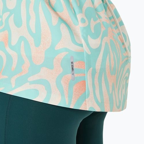 Kurtka do biegania damska ASICS Road Lite-Show Packable oasis green/multi color