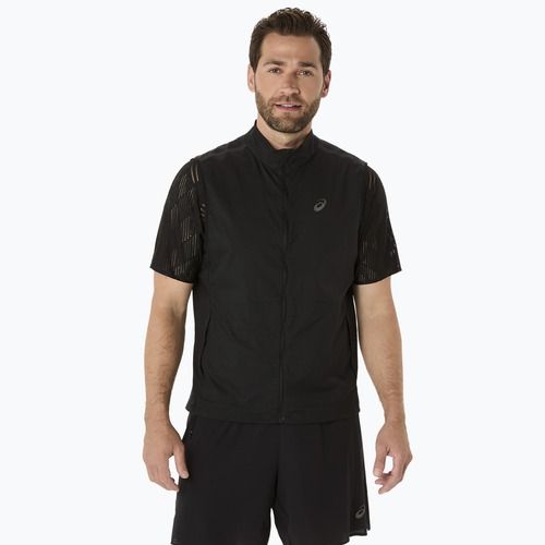 Bezrękawnik do biegania męski ASICS Metarun Packable Gilet performance black