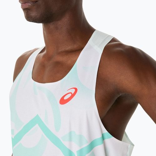 Koszulka do biegania męska ASICS Light Knit Singlet soothing sea
