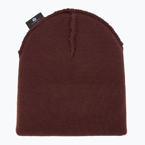Czapka zimowa dziecięca Nike Peak burgundy crush/white