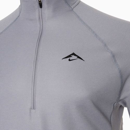 Bluza do biegania męska Nike Trail Dri-Fit 1/2 Zip cement grey/black