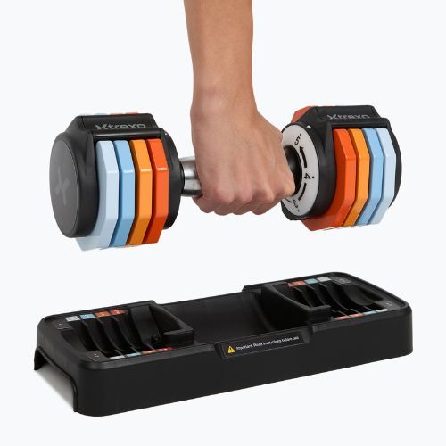 Zestaw hantli regulowanych XTREXO 2 x 5 kg multicolor