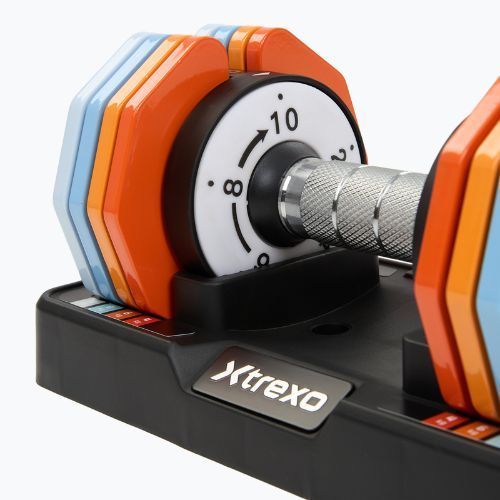 Zestaw hantli regulowanych XTREXO 2 x 10 kg multicolor