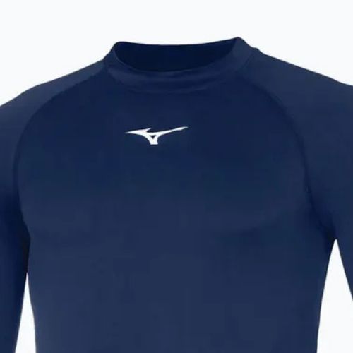 Longsleeve do biegania męski Mizuno Uni Core navy/ white