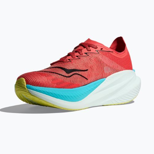 Buty do biegania damskie HOKA Mach X 2 grapefruit/electric coral