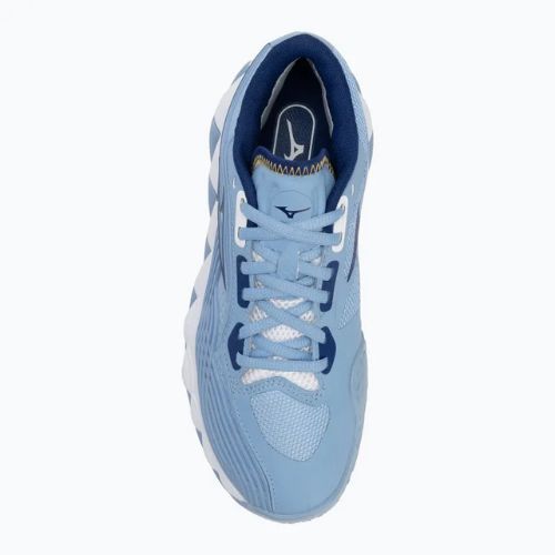 Buty do tenisa damskie Mizuno Wave Enforce Tour 2 CC bel air blue/ white/ bellwether blue