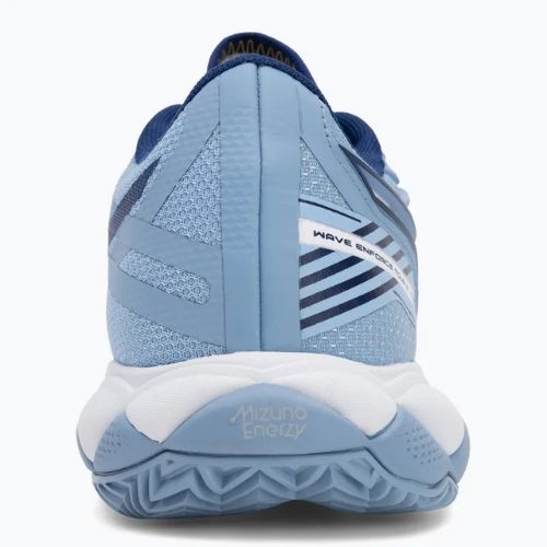 Buty do tenisa damskie Mizuno Wave Enforce Tour 2 CC bel air blue/ white/ bellwether blue